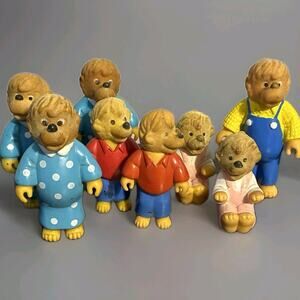 Vintage Bernstein Bears 1986 McDonalds Happy Meal Toys Lot of 8